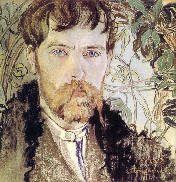 Stanislaw Wyspianski Self portrait oil painting image